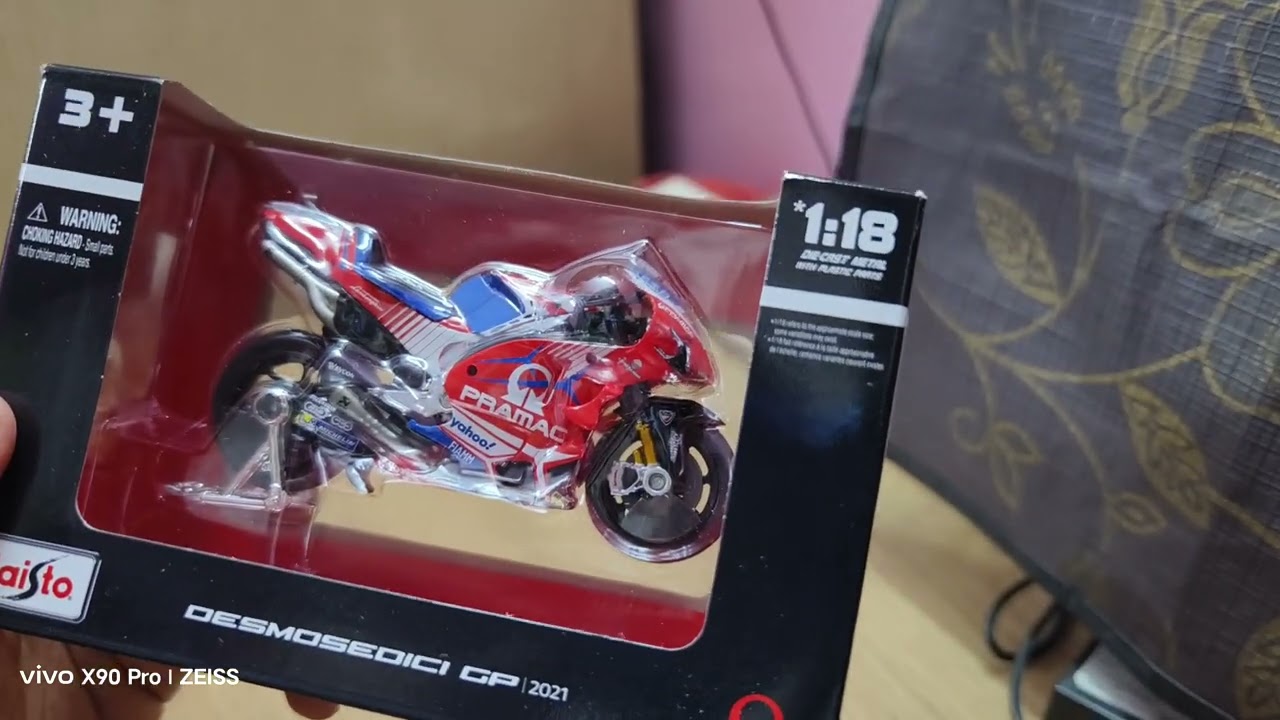 Maisto Motogp Bike Ducati Team #viralvideo #bike #unboxing #motogp #diecast #maistobikes