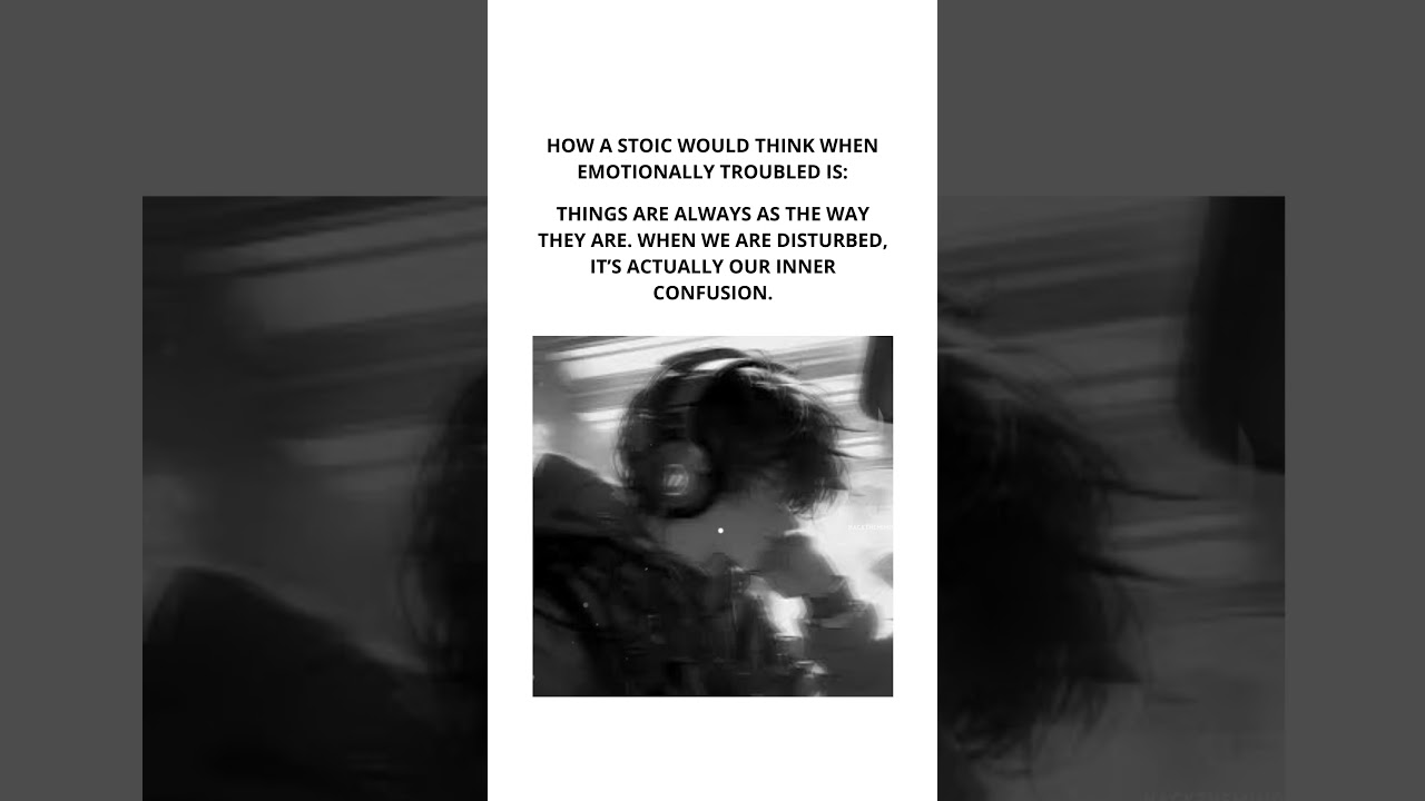 How to apply stoic thinking in life..