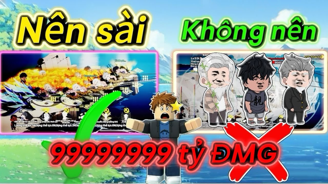 Combo 9999999999 tỷ sát thương trong câu cá vạn cân! 