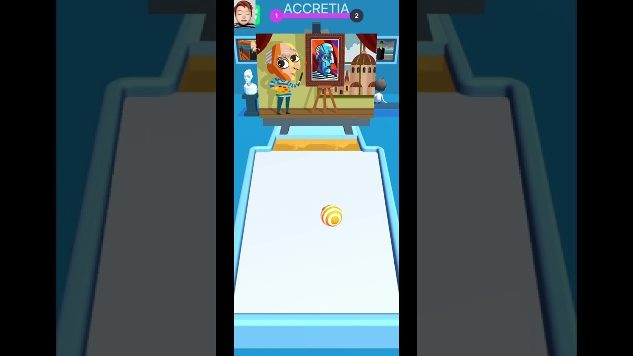 Art Ball 3D in All Levels Mobile Games ios Android New Trailers Update Walktrough Gameplay lv 1