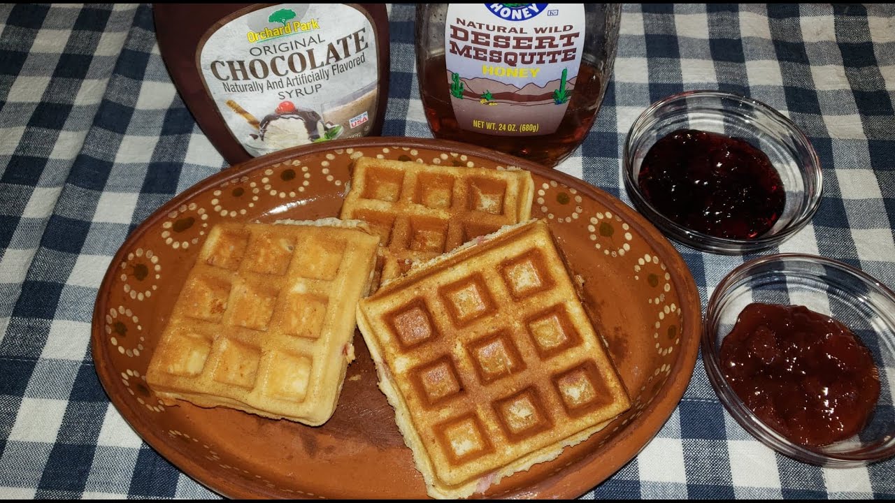 Waffles con Harina de Hotcakes! - SinPretextos.