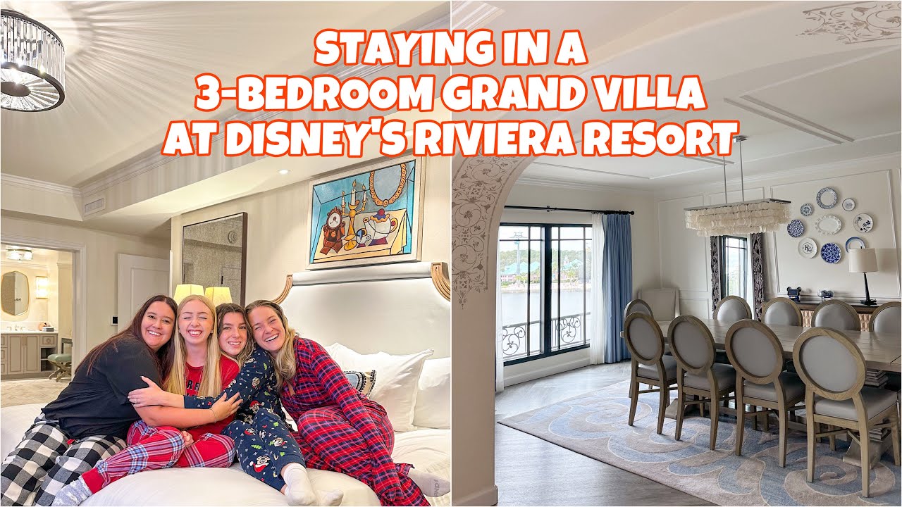Staying in a 3-BEDROOM GRAND VILLA at Disney’s Riviera Resort! | Full Room Tour | DVC Villa