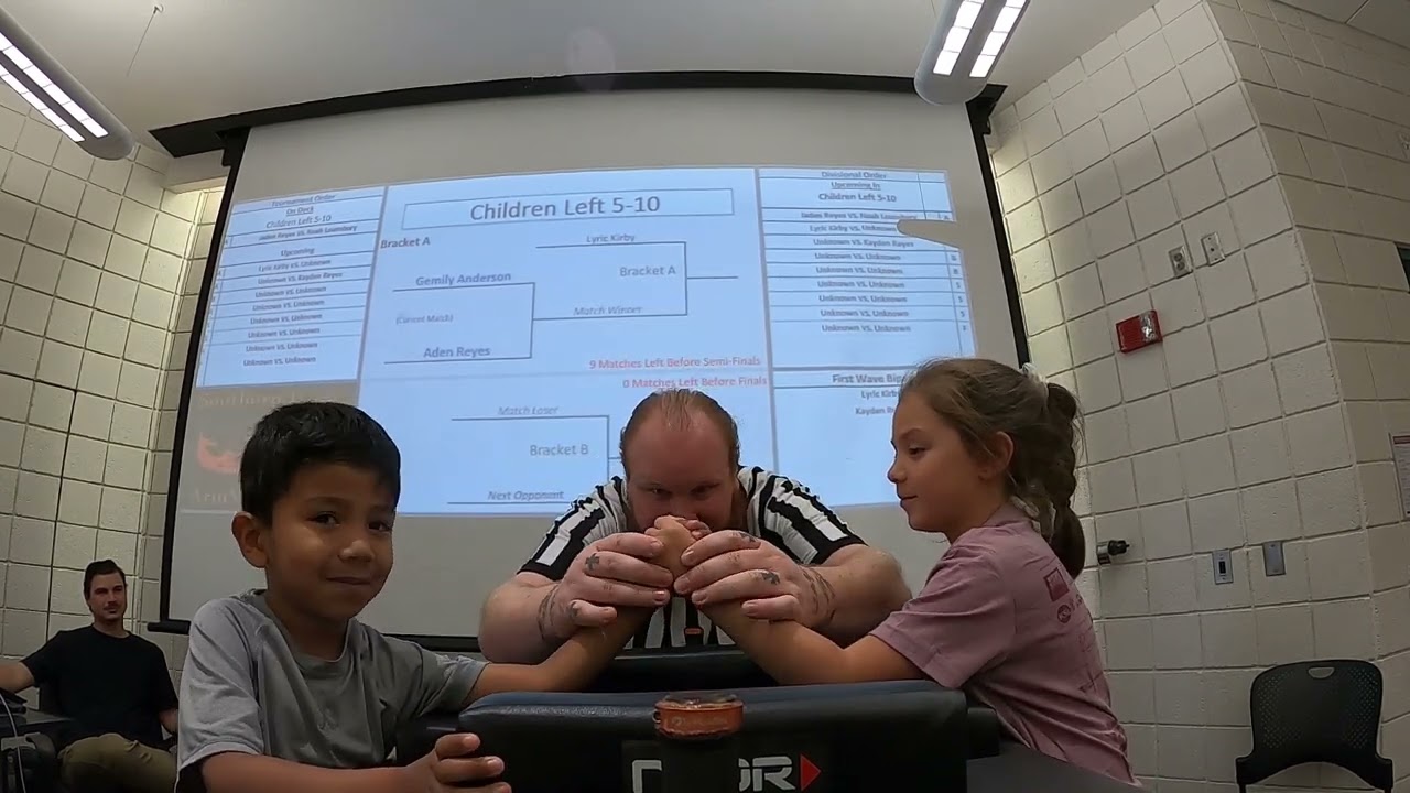 Utah Summer Games Kids Armwrestling!