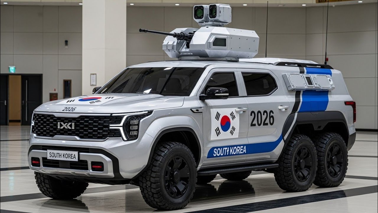 2026 Kia 6X6 오프로드 SUV 완전 공개! 강력한 6륜 구동 성능 리뷰