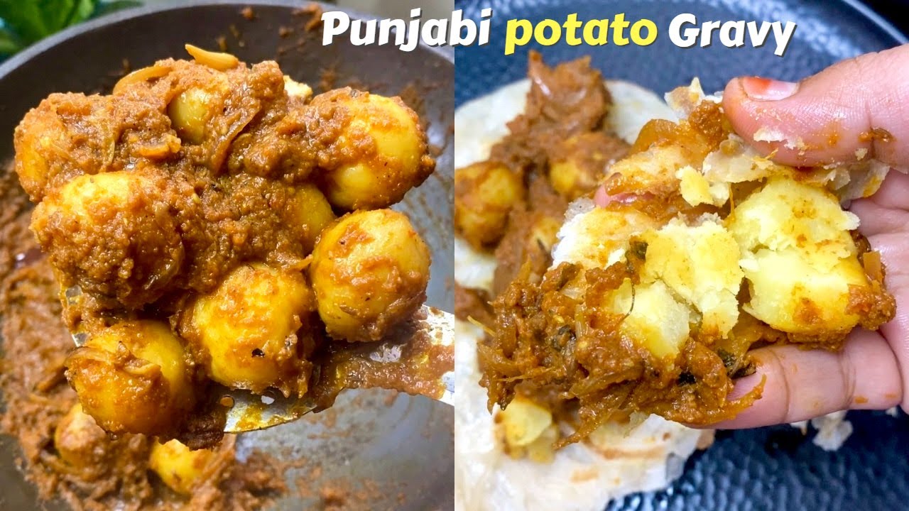 பஞ்சாபி உருளைக்கிழங்கு மசாலா👌👌| Instant Punjabi Potato gravy for poori/parotta #spicysamayals