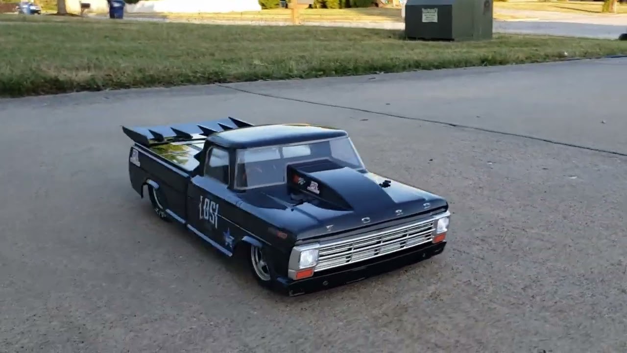 losi 22s Ford f100 testing and tuning.