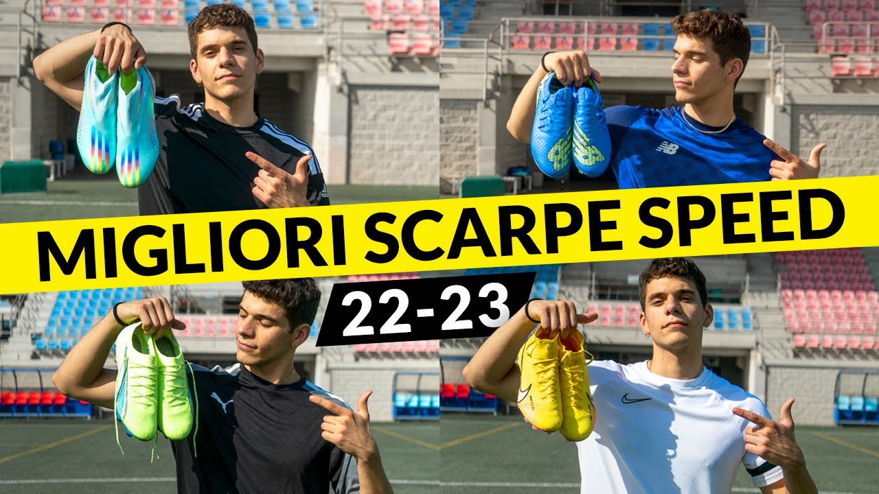 QUAL È LA MIGLIOR SCARPA DI VELOCITÀ? - TOP 4 SCARPE DA CALCIO SPEED 22/23!