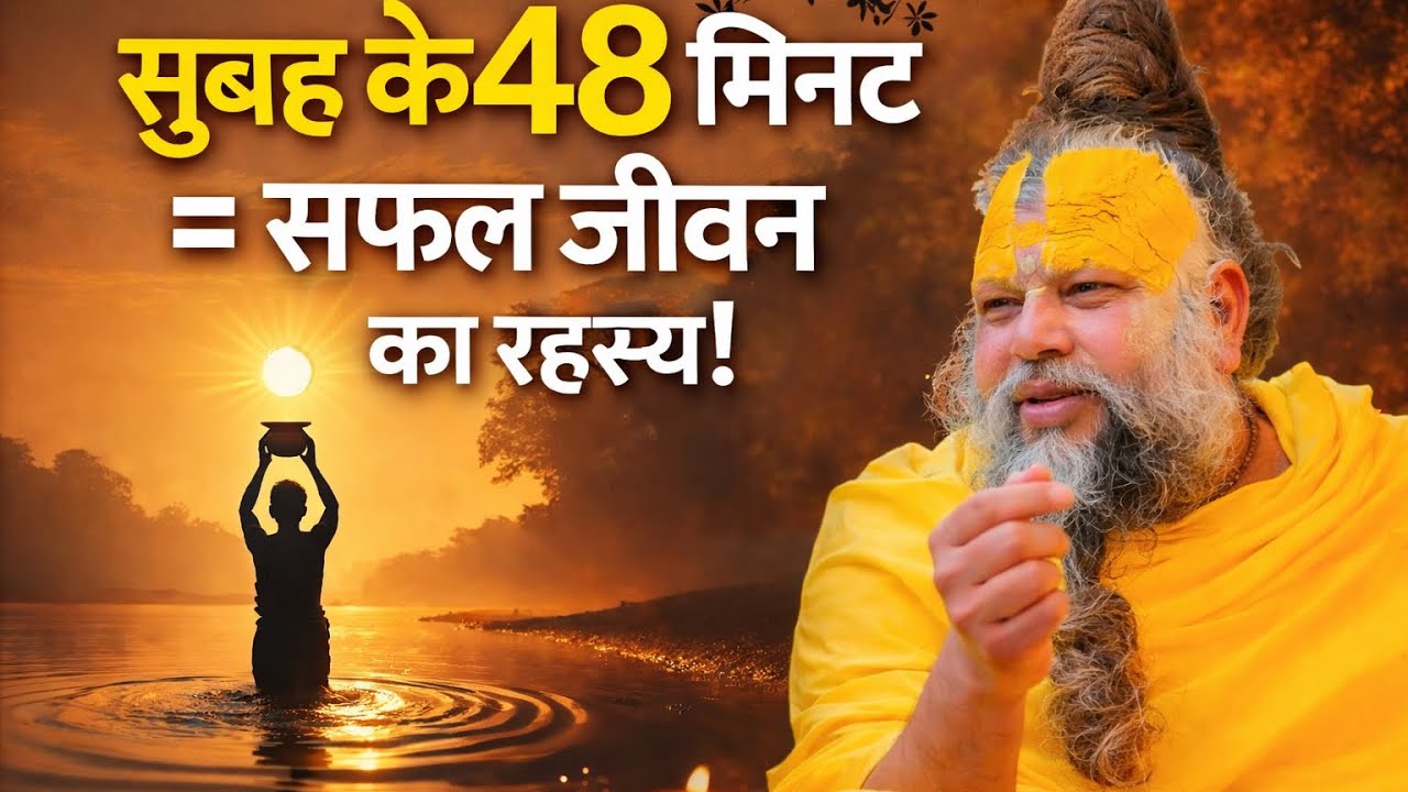1️⃣ सूर्योदय के बाद 48 मिनट ये कर लो, जीवन बदल जाएगा |#premanandjipravachan 