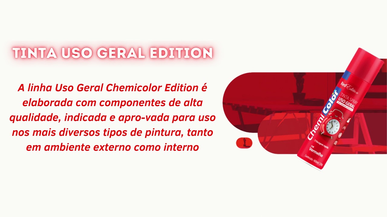 Tinta Spray Chemicolor Varias Cores