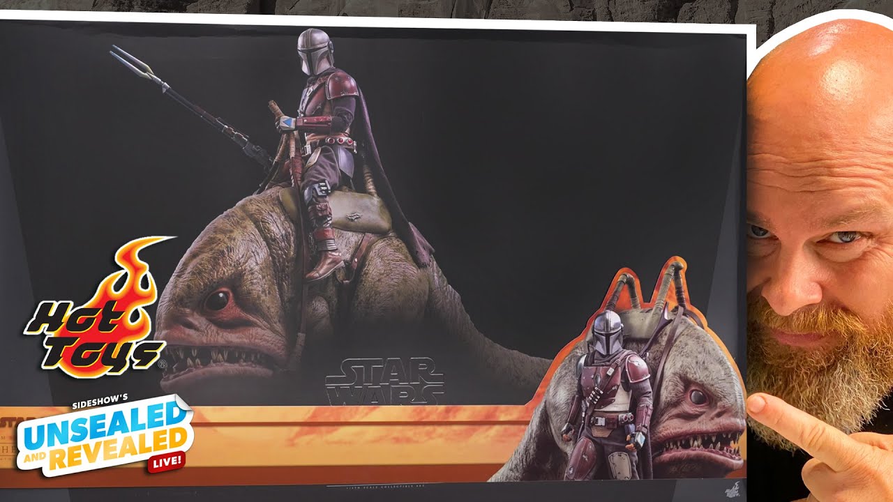 Hot Toys The Mandalorian & Blurrg Star Wars Figure Set Unboxing | Unsealed and Revealed