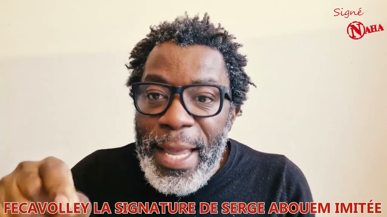 FECAVOLLEY LA SIGNATURE DE SERGE ABOUEM IMIT&Eacute;E