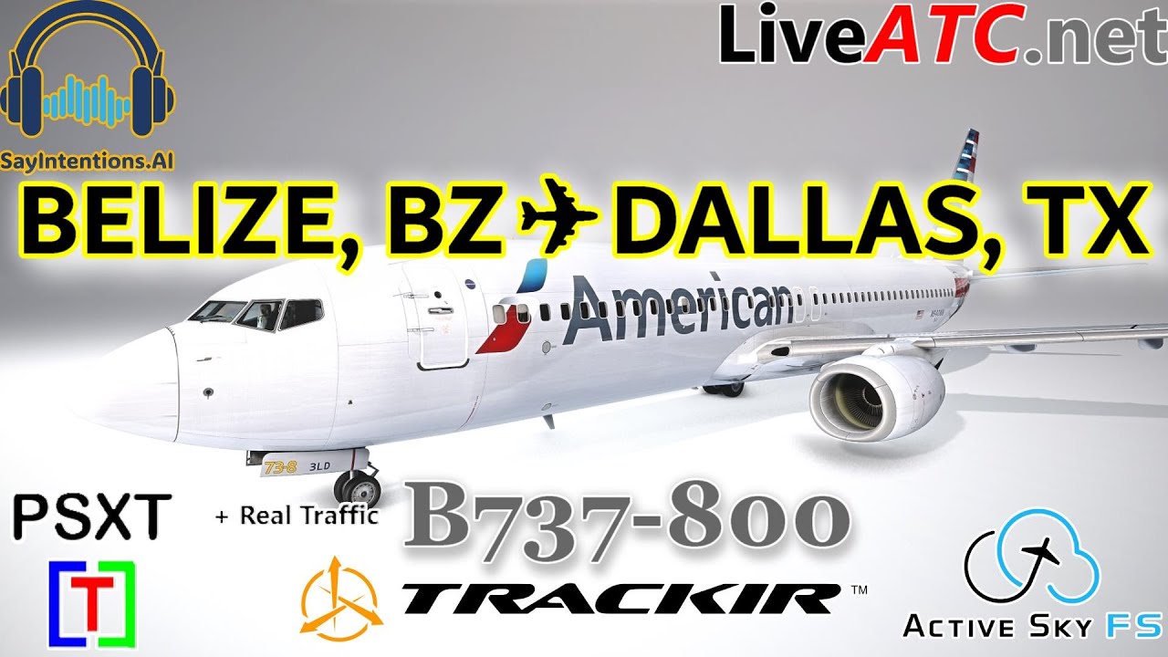 4K ULTRA HD  | CROSSING GULF OF AMERICA BACK TO DALLAS |  MZBZ-KDFW