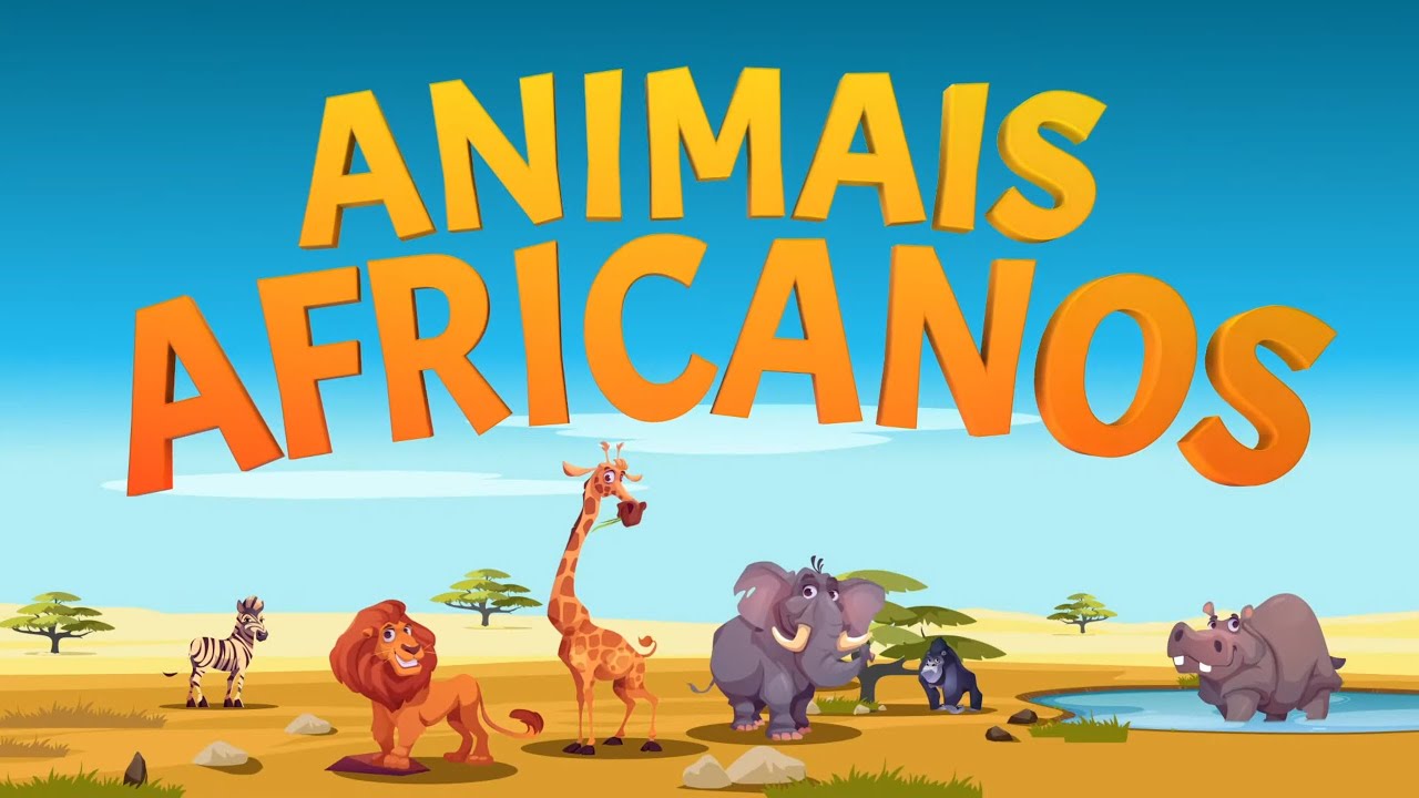Fatos sobre animais africanos | Aprenda Animais Selvagens para Crianças | Vídeos educativos