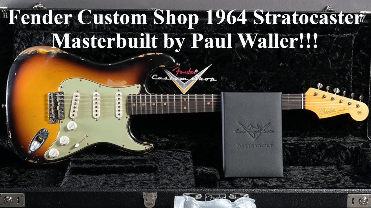 Fender Masterbuilt Custom Shop Stratocaster 1964 HREL 3TSB Paul Waller