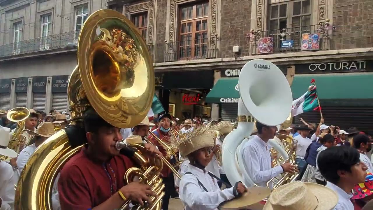 la marcha de Zacatecas!!! el pueblo Mixe