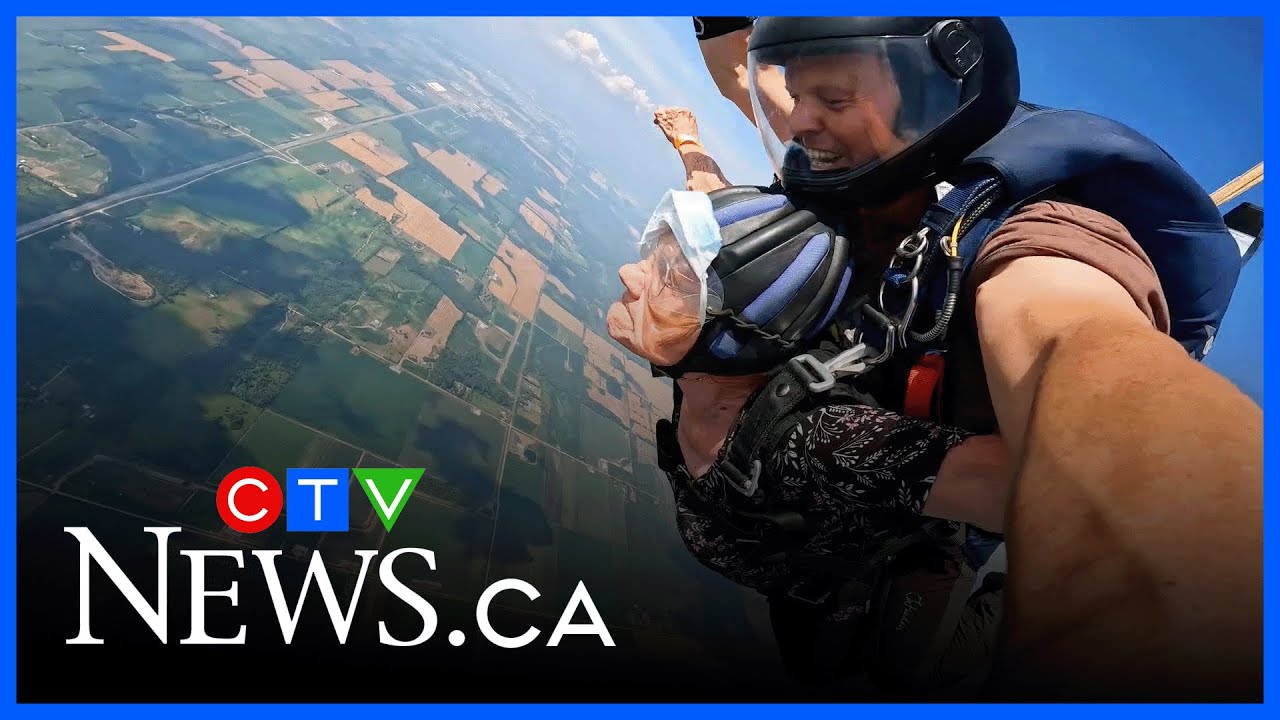 85 and falling from the sky? Meet Carol.