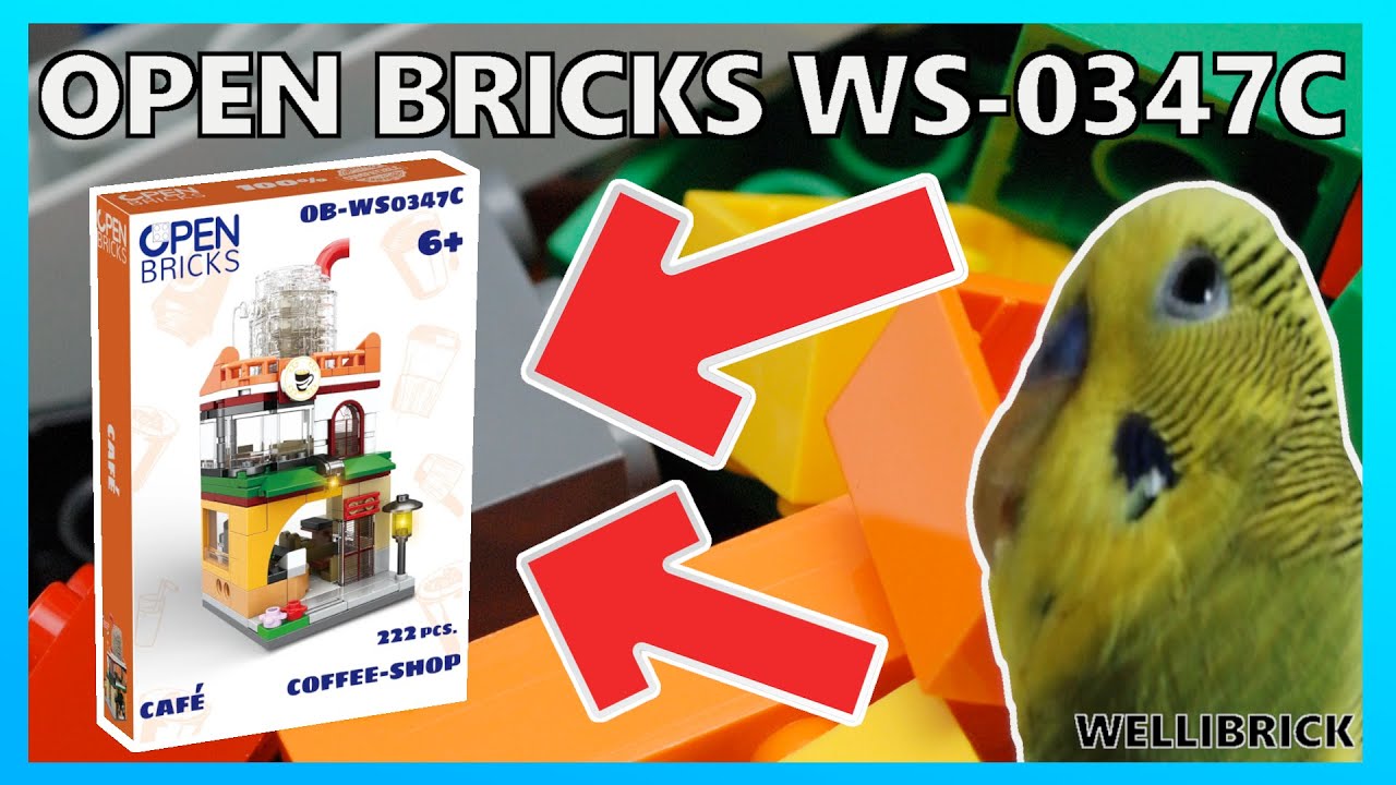Ich bin begeistert? Ein kleines Set bringt großen Spaß! Open Bricks Coffee-Shop Klemmbaustein Review