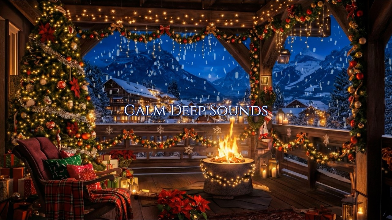 Winter Cabin Glow • Gentle Piano Ambience for Reading, Sleep & Focus