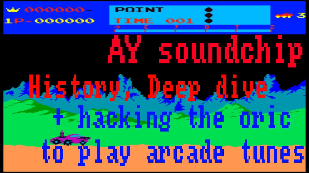 AY 891x soundchip + using the Oric Atmos to recreate the sound of an arcade cabinet! pt 3/3 -  [💉💉]