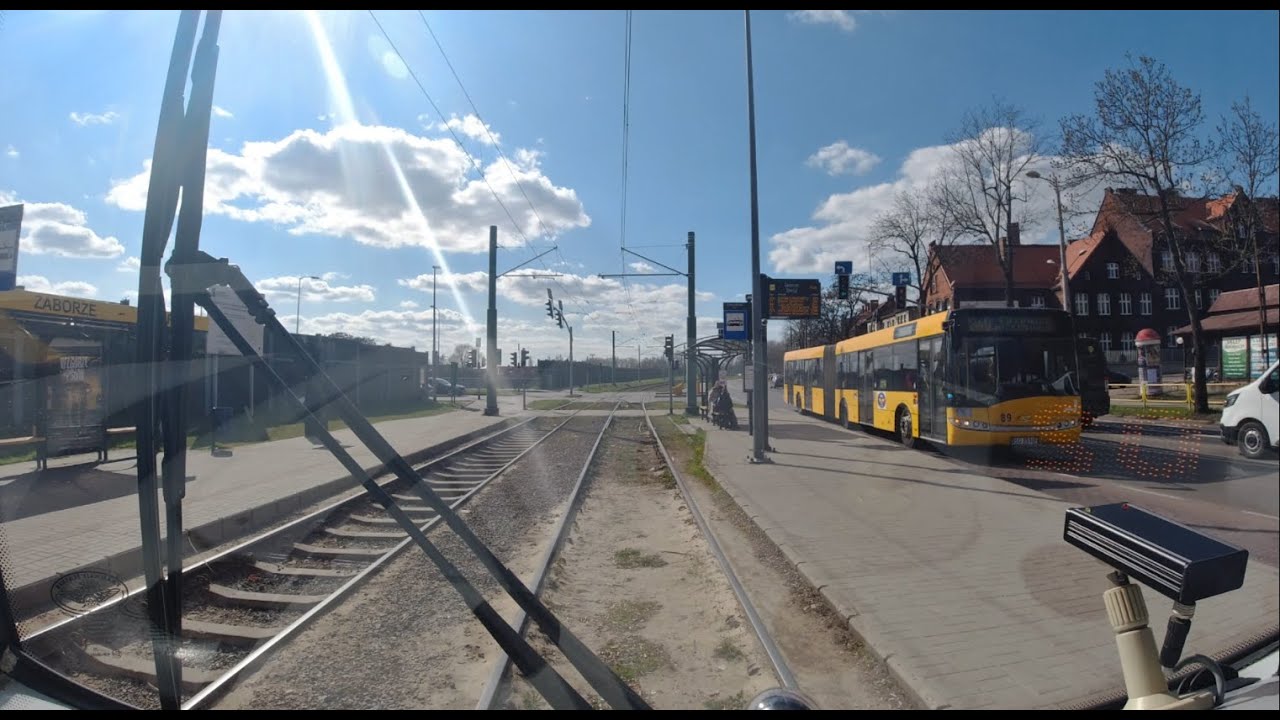 Silesian Trams | Tramwaje Śląskie - Linia 1 | Ruda Śląska Chebzie Pętla - Gliwice Zajezdnia | CBV