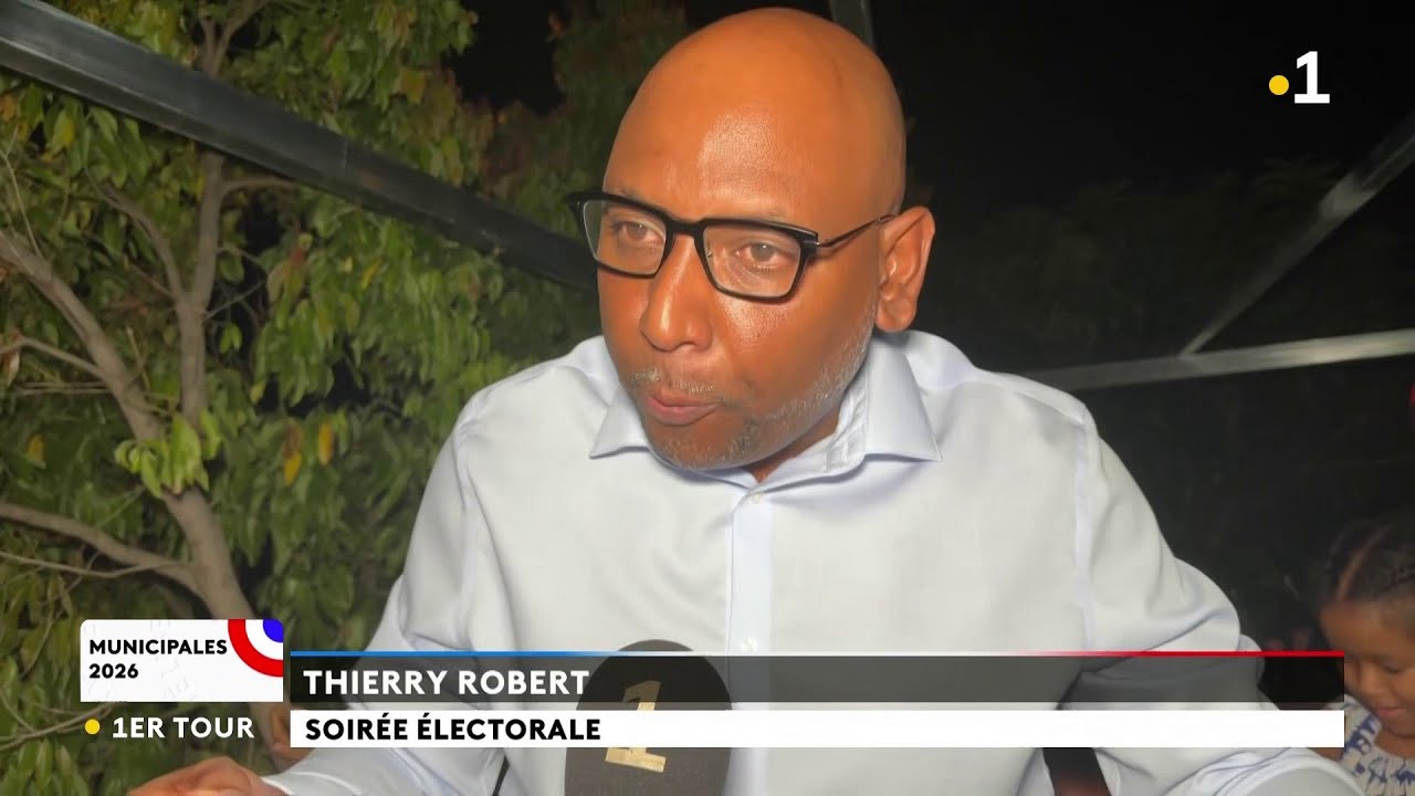 Municipales/Saint-Leu: la réaction de Thierry Robert qualifié pour le 2ème tour