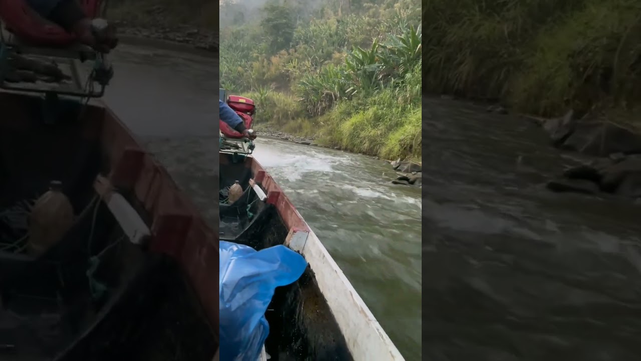 On The way to Waterfalls #waterfall #nafakhum #river #boat #fall #tour #tindu #remakri #thanchi #bd