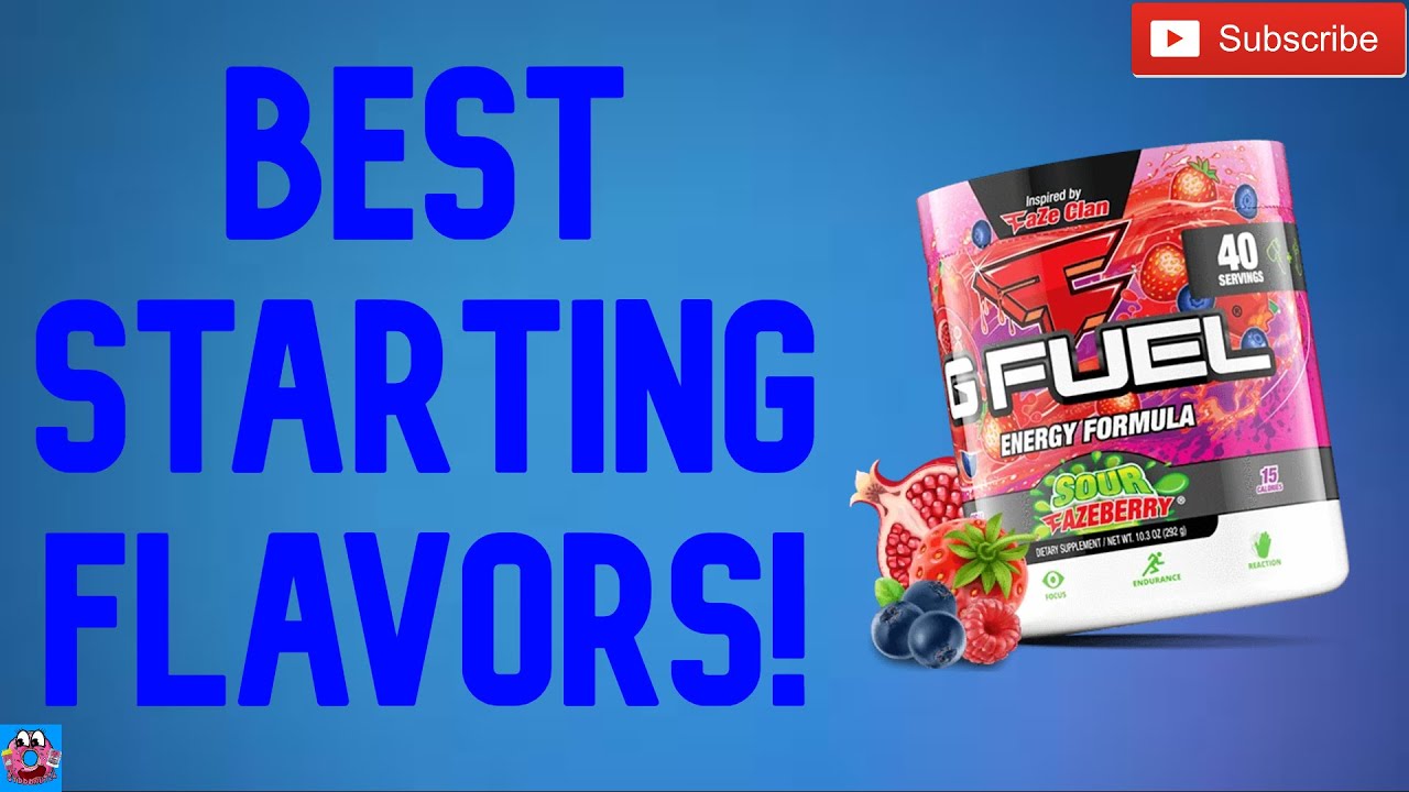 Top 5 Best Starting GFUEL Flavors!?!?