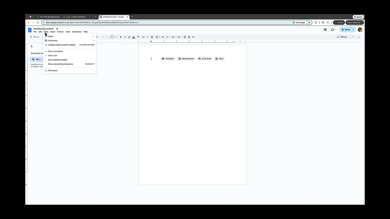 Updated Page Elements in a Doc