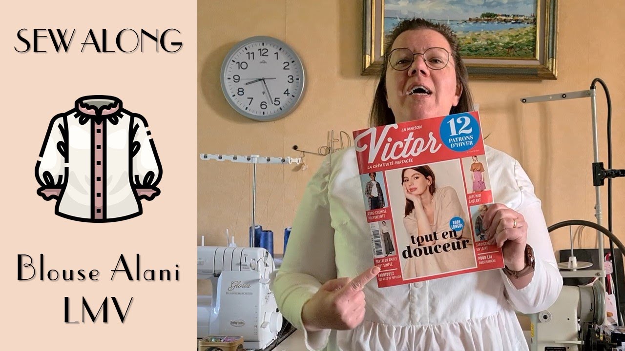 J'ai cousu la blouse Alani de La Maison Victor !