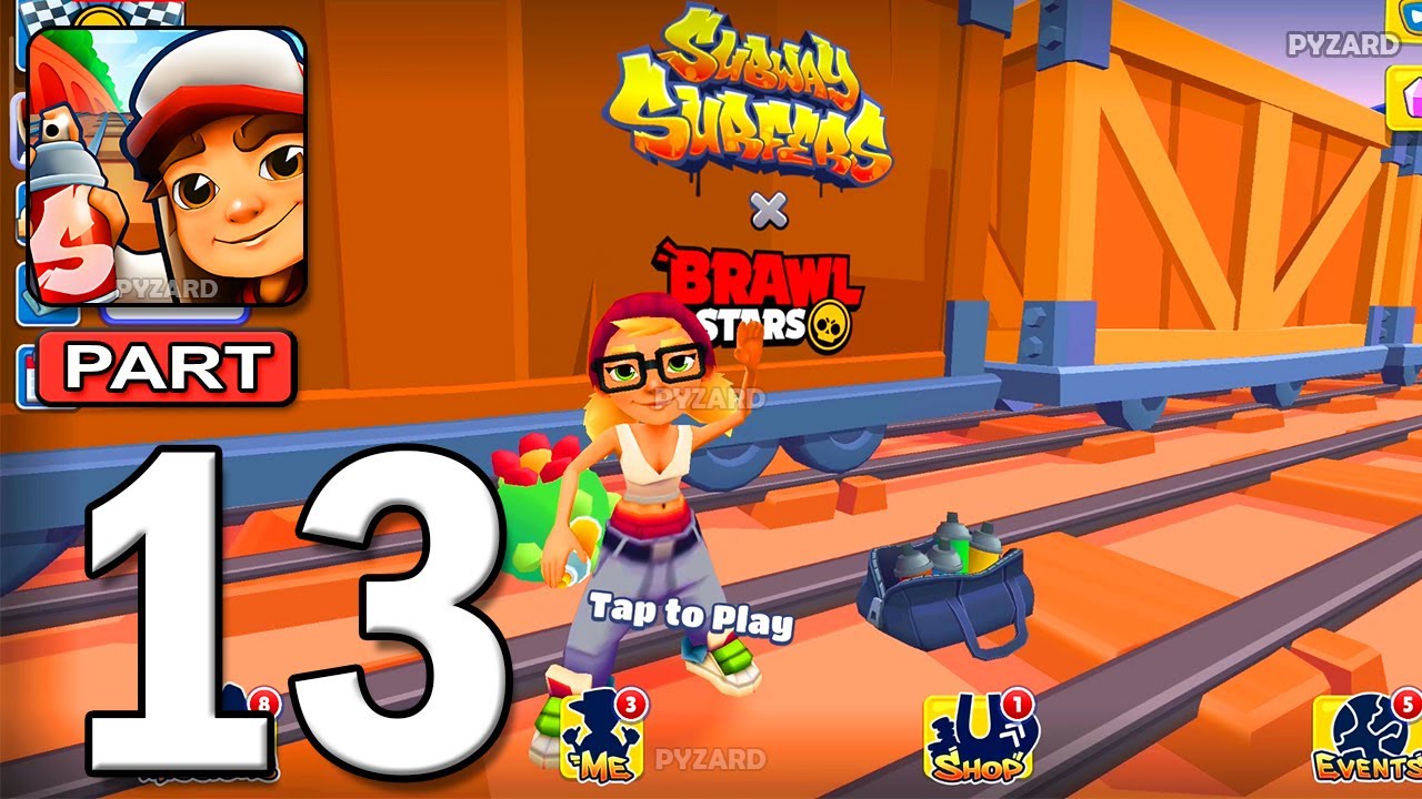 Subway Surfers - Gameplay Walkthrough Part 13 - Brawl Stars Update (Android, iOS)