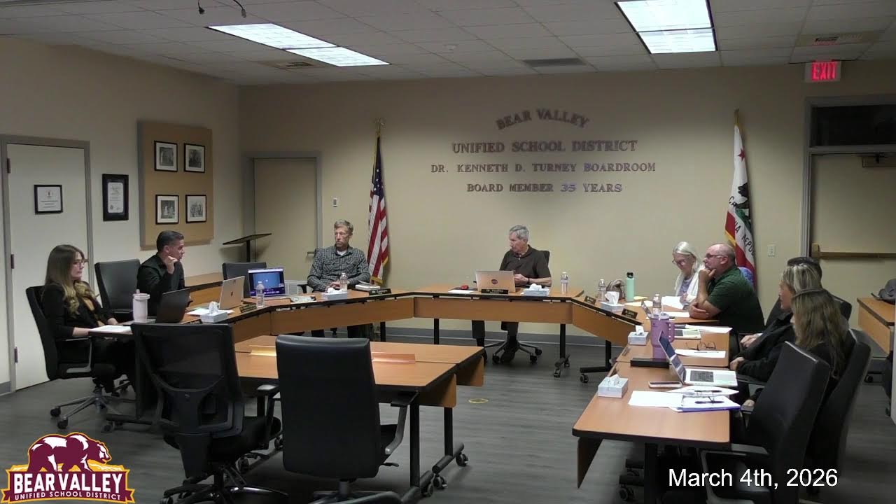Regular Board Meeting | 03/04/2026 - 5:30pm