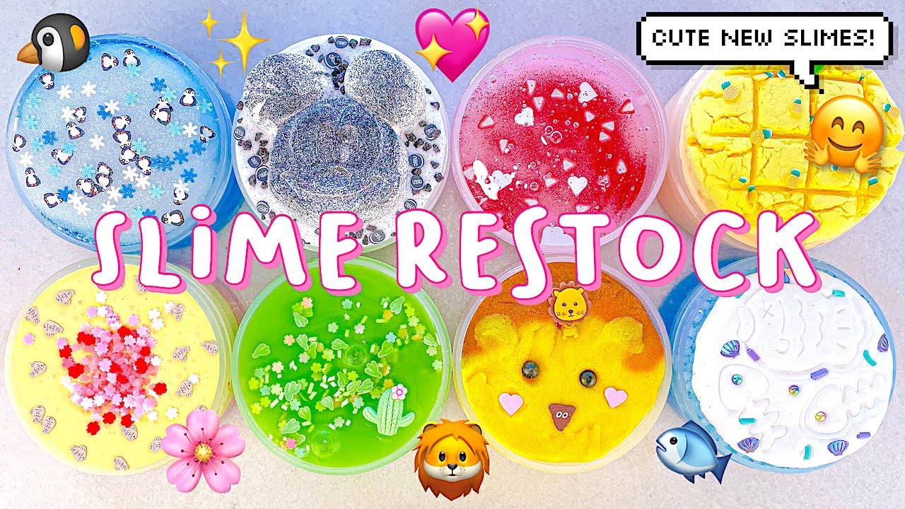 SLIME RESTOCK: CUTEST NEW DIY CLAY SLIMES & MORE! November 14th