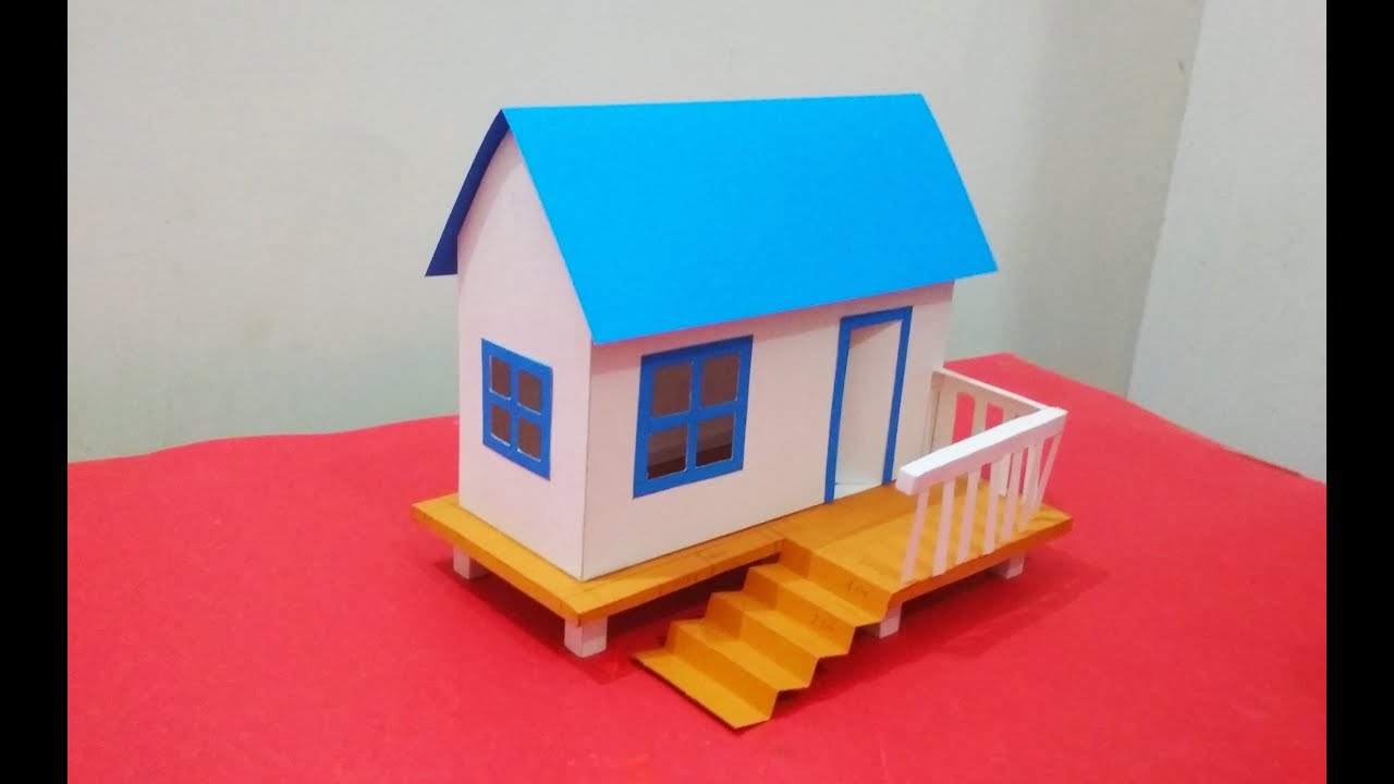 How To Make Beautiful House From Paper | easy paper House | Tech Toyz