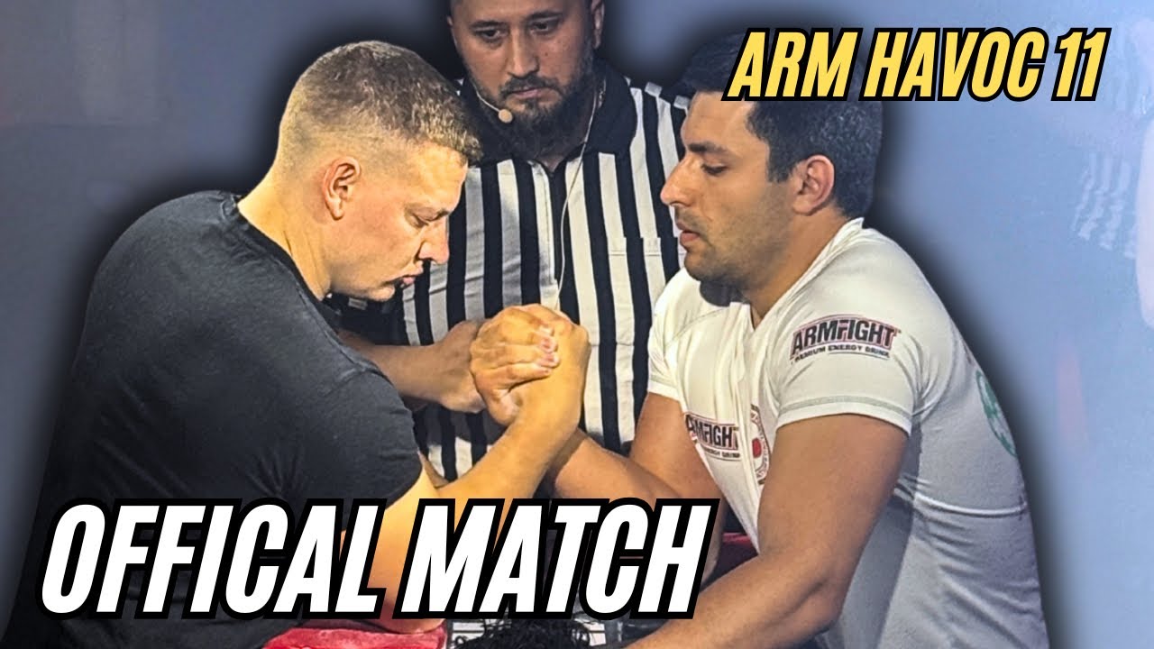 Coach Ray vs Valentin Gospodinov - ARM HAVOC 11 - OFFICIAL ARMWRESTLING MATCH