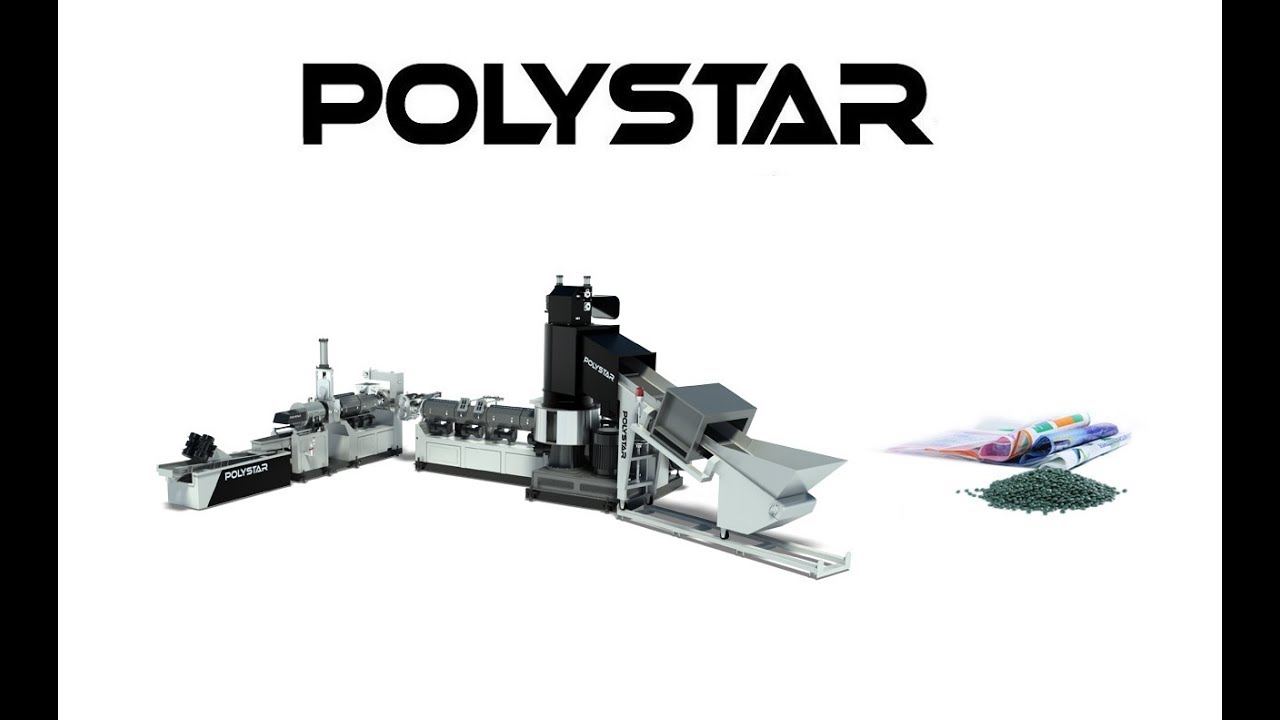 Plastic granules making machine for printed film