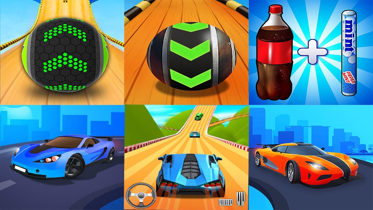 Going Balls, Coin Rush, Race Master 3D, Cocacola and Mentos, Sandwich Runner 7122023115