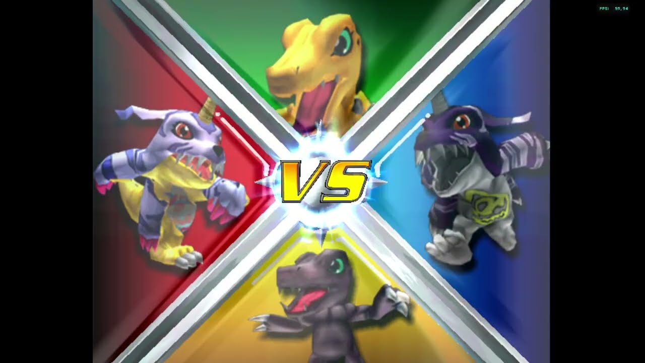 Digimon Battle Chronicle (DRA2 JP Version)- MultiPlayer Mode Selection - Keep-Away Gameplay