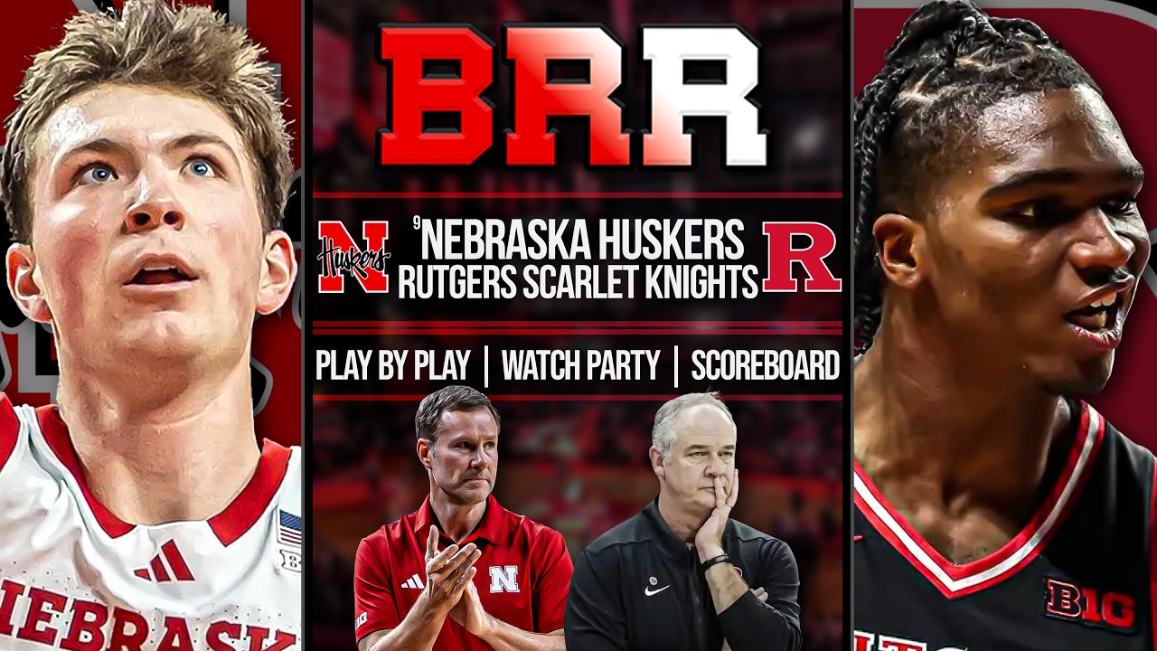 #9 Nebraska Cornhuskers vs Rutgers Scarlet Knights | LIVE | Scoreboard | Play By Play | Postgame