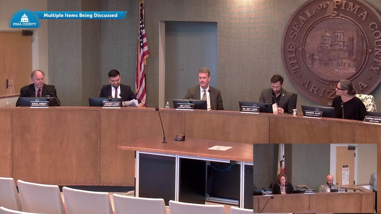 Pima County Board of Supervisors Meeting - February 17, 2026