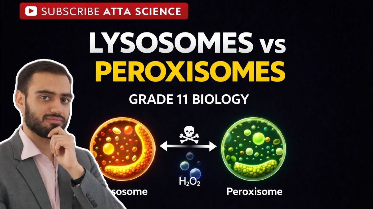 Grade 11 Biology | Unit 1 Lecture 5 |Lysosomes, Peroxisomes & Glyoxisomes Explained in 10 Minutes!