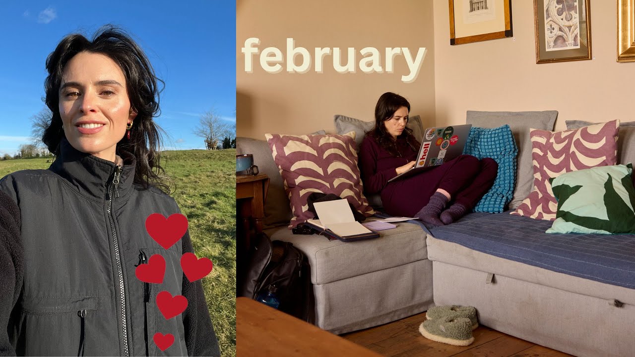 a phone-free writing retreat 🌊 learning to sew, sober rave, february highlights | ad