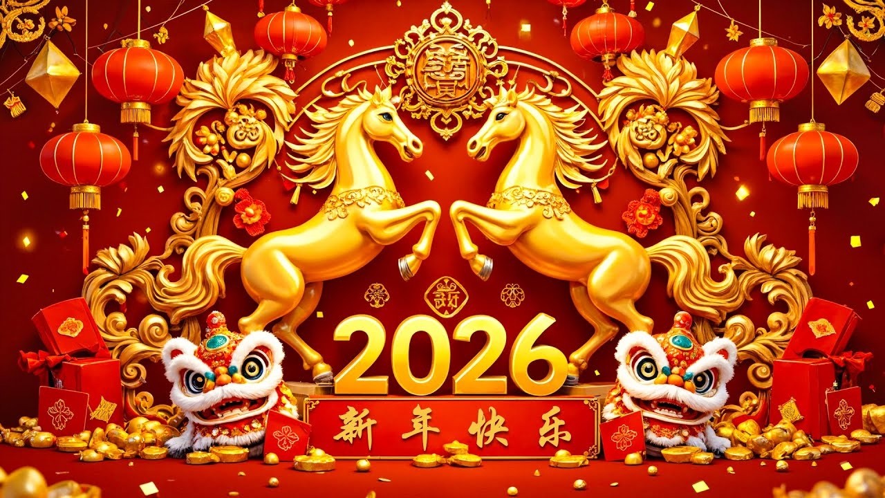 Happy New Year 2026【新年老歌】100首传统新年歌曲 🧨🧨🧨Chinese New Year Songs 2026