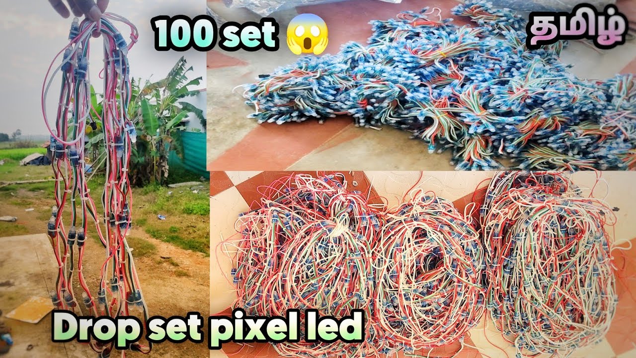 How to make pixel led 🌠 drop set full detail in tamil /Hero electro