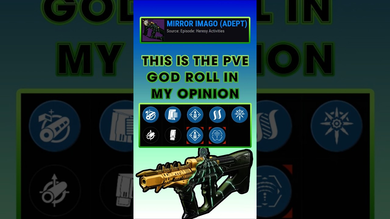 Destiny 2 Mirror Imago Submachine Gun God Roll [Heresy ACT 2]Source: Episode: Heresy Activities.
