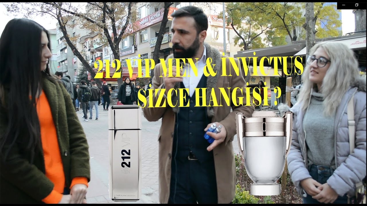 212 VİP MEN & İNVİCTUS SOKAKTA SORDUK SİZCE HANGİSİ ?