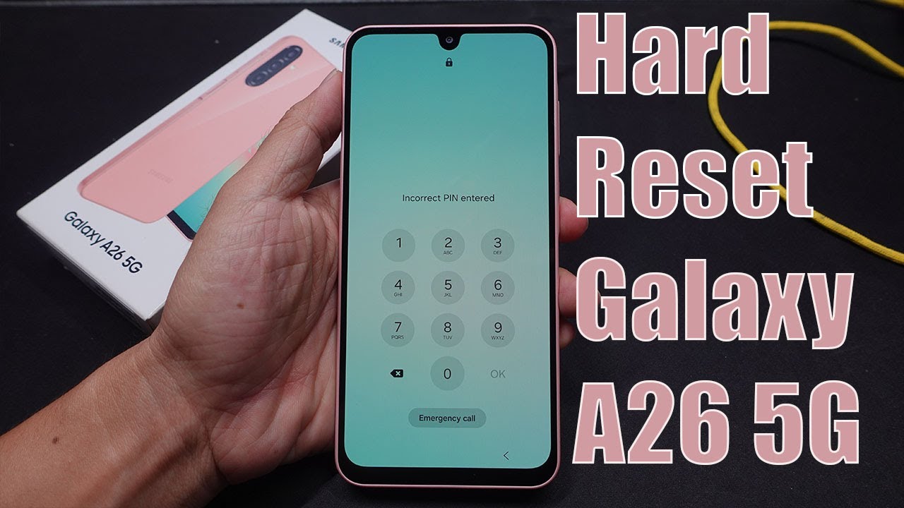 How To Hard Reset Samsung Galaxy A26 5G