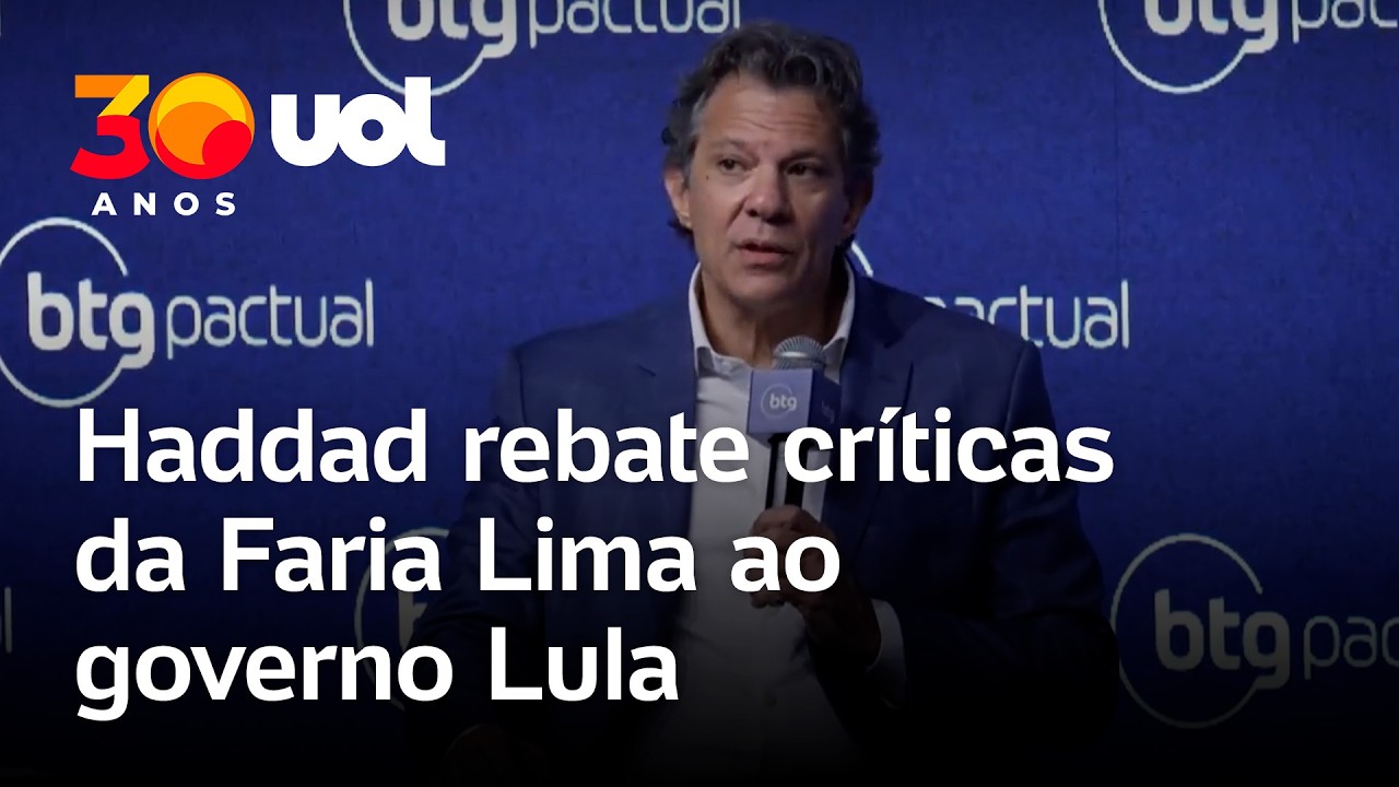 Haddad rebate críticas da Faria Lima ao governo Lula e à sua gestão no ministério: 'Eu sou um só'