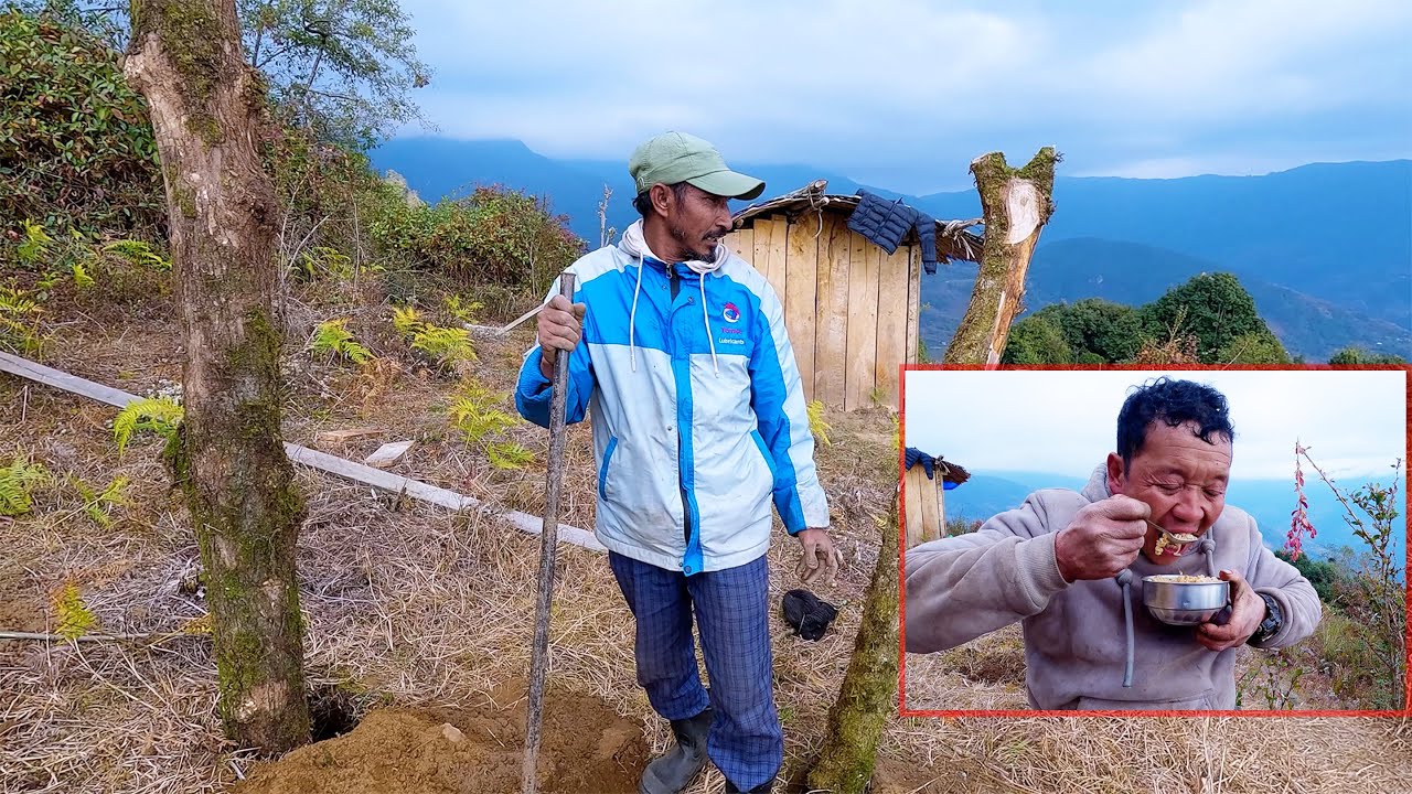 bhumi & fox uncle  building a editing room for series KHARK || village film makers in Nepal ||