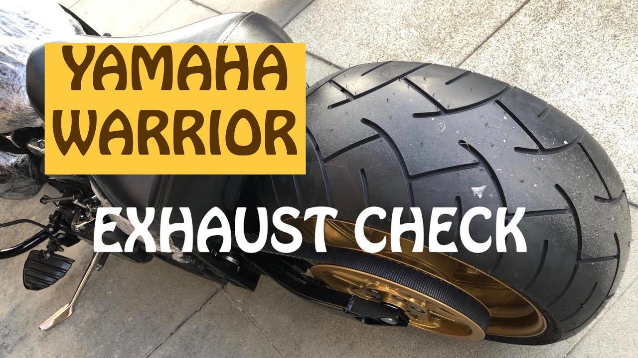 Yamaha Road Star Warrior Custom Wide Tire Kit Exhaust Check - Vance & Hince Big Radius