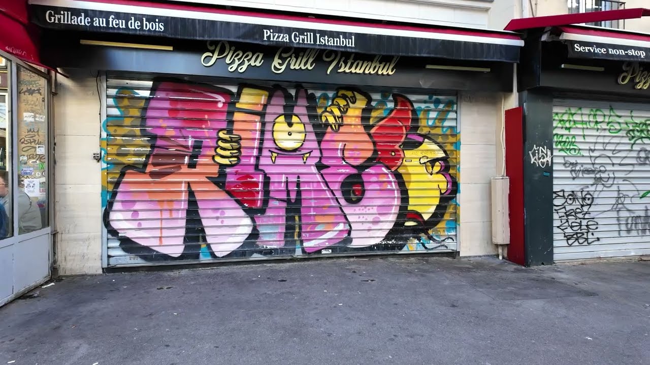 WALKING PARIS - GRAFFITI IN PARIS. SEPTEMBER 2024